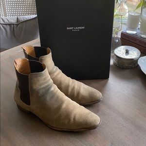 Mens Saint Laurent Wyatt Chelsea Boots